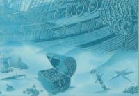 Decor Azure ship 7 turquiose+350+250